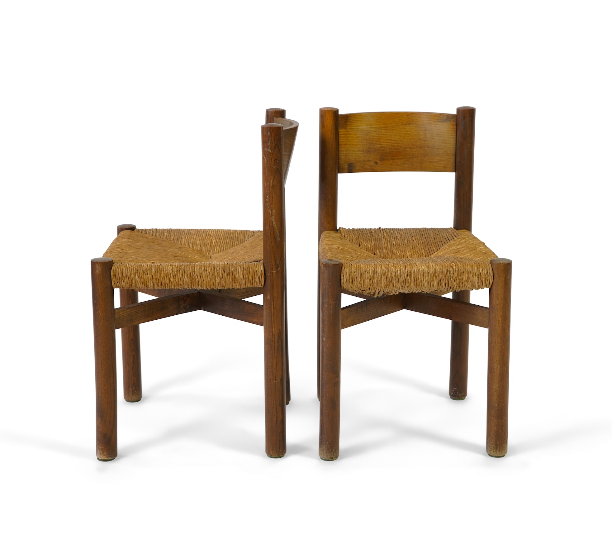 Charlotte Perriand (French, 1903-1999) A pair of 'No. 27' or 'Meribel' side chairs